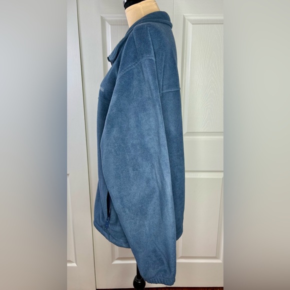 Women’s Columbia Navy Full-Zip Fleece Jacket - Picture 4 of 10